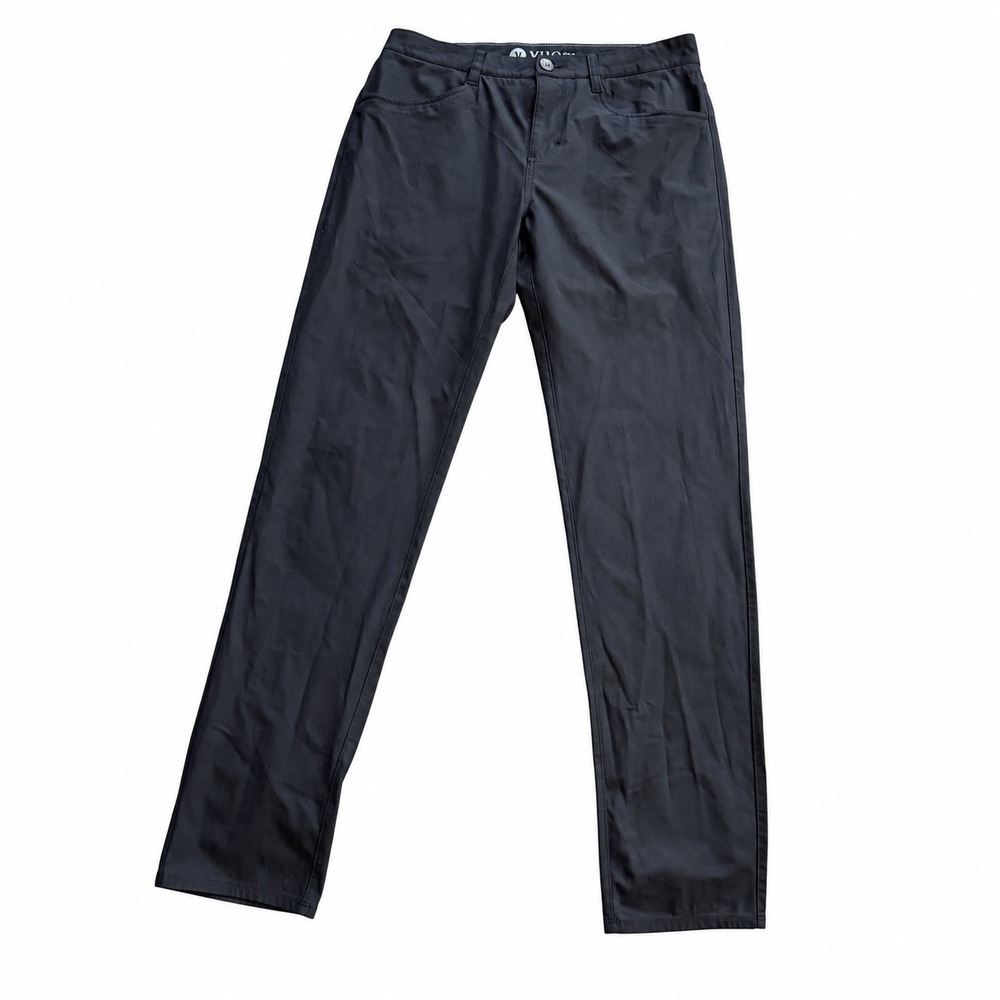 Vuori V430 The Rise The Shine Performance Pants Black Size 30 5 Pocket Stretch